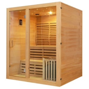 Euphorium Four-Person Traditional Sauna, 6kW