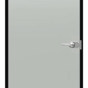 Harvia Black Line satin 7x21 lockable black