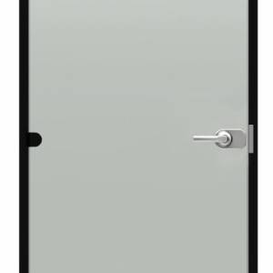 Harvia Black Line satin 9x21 lockable black