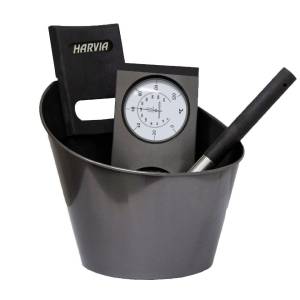 Harvia Sauna set Black Steel