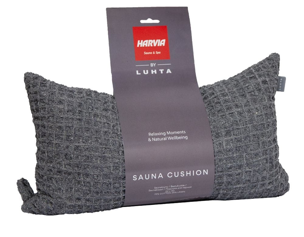 Harvia Sauna cushion 22x40 cm gray