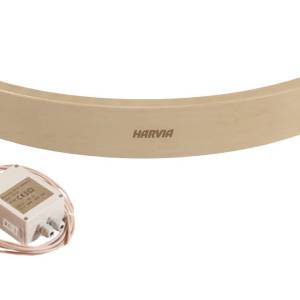 Harvia Cilindro Corner safety railing leds h.birch