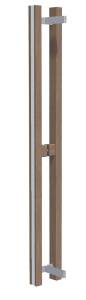 Harvia Handle vertical heat-treated aspen for glass door