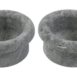 Harvia Soapstone cup D75-50 2 pcs Senator Combi, grey