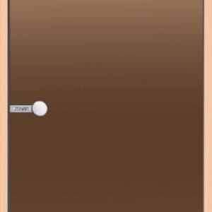 Harvia Glass door bronze 7x19 alder frame