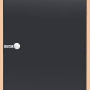 Harvia Glass door  gray 8x19 alder frame