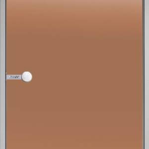 Harvia Glass door bronze 8x19 aluminum frame