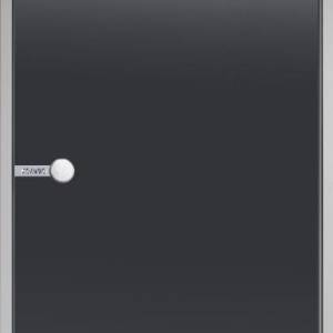 Harvia Glass door gray 7x19 aluminum frame