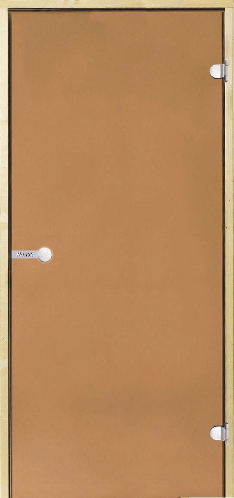 Harvia Glass door bronze 7x19 pine frame