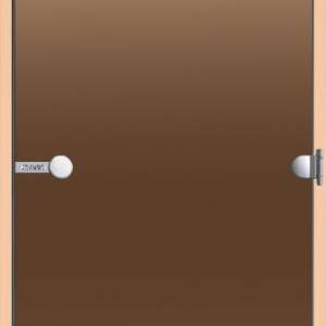 Harvia Glass door  bronze 9x19 alder frame