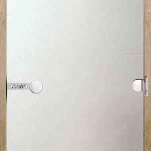 Harvia Glass door  satin 9x19 alder frame