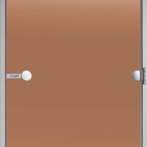 Harvia Glass door bronze 8x21 aluminum frame