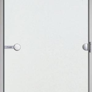 Harvia Glass door clear 9x19 aluminum frame