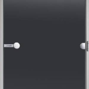 Harvia Glass door gray 9x21 aluminum frame