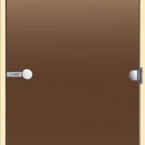 Harvia Glass door bronze 9x21 aspen frame
