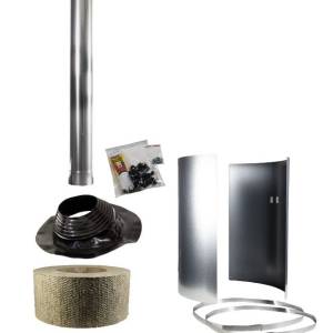 Harvia Steel Chimney  tilted accessory kit, Steel
