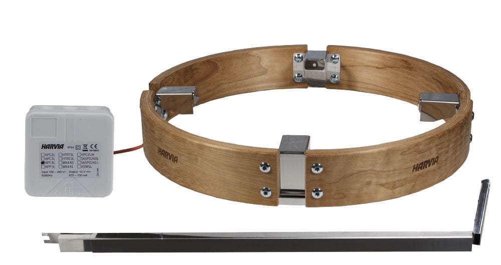 Harvia Cilindro PC110 safety railing led h.birch