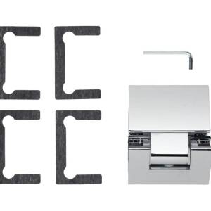 Harvia Hinge adjustable glass-glass Chrome