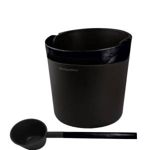 Harvia Helmi pail and ladle black