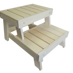 Harvia Formula 2-step footstool aspen