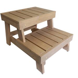 Harvia Formula 2-step footstool alder
