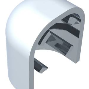 Harvia Hinge screw plug, chrome
