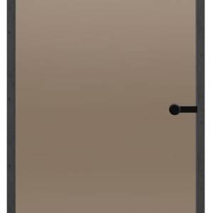 Harvia Black Line bronze 8x19 black pine frame
