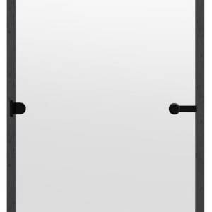 Harvia Black Line clear 9x19 black pine frame