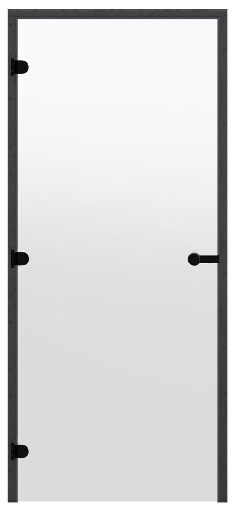 Harvia Black Line clear 8x21 black pine frame