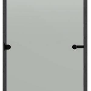 Harvia Black Line satin 9x19 black pine frame