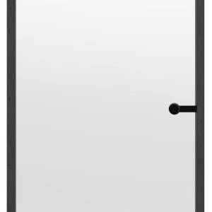 Harvia Black Line clear 8x19 black pine frame