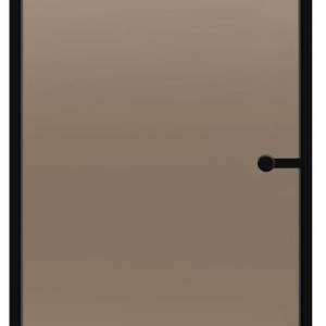 Harvia Black Line bronze 7x19 black alu-frame