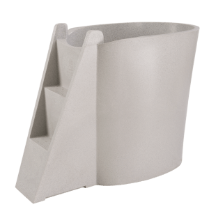 Euphorium Natural-Finish Compact Step-In Tub